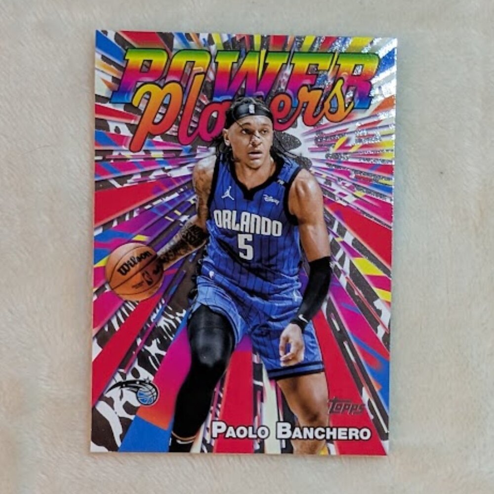 OB1 2025 TOPPS "Power Players" Paolo Banchero Card# PP-2